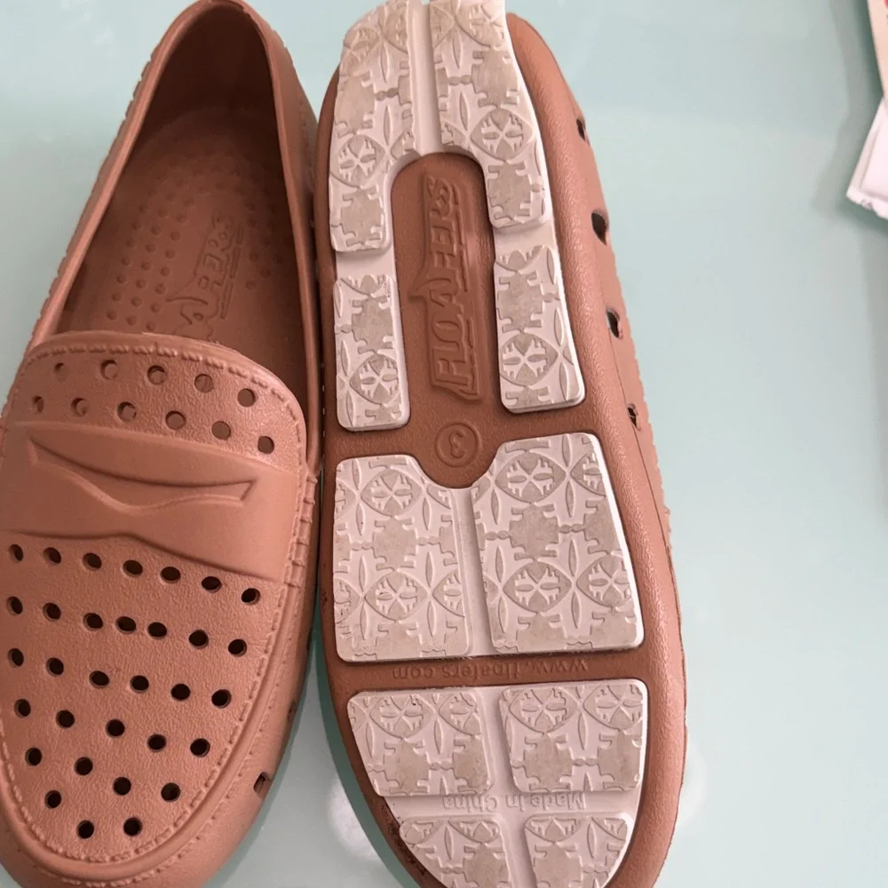 Kids Water Shoes Slip-On Loafers in Terracotta Pink